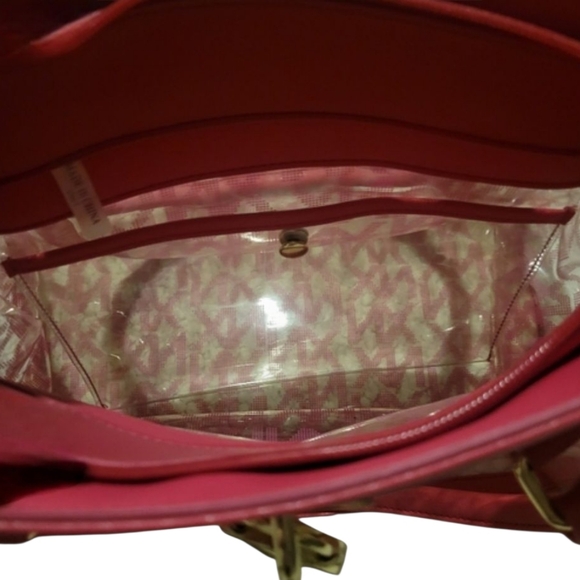NX TOTE BAG PURSE Clear And Pink - Picture 11 of 11